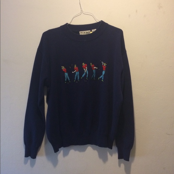 Pivot Sportware Vintage Golf Sweater - Picture 1 of 4